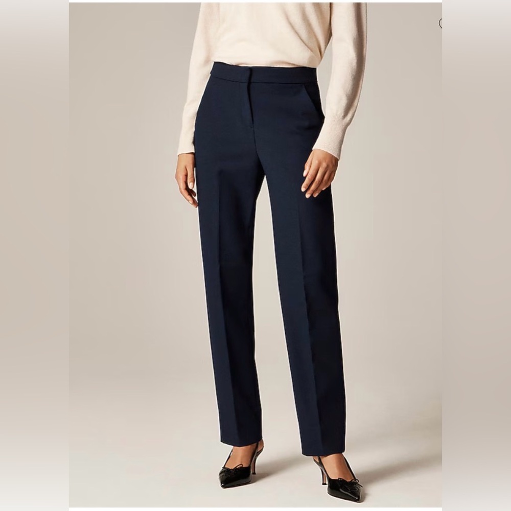 J Crew Petite Kate straight-leg pant in four-season stretch